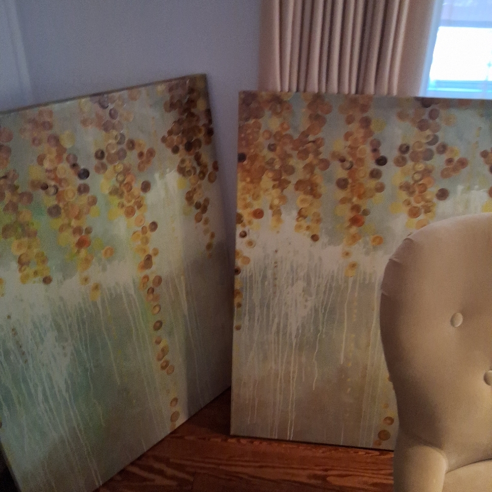 Abstract Canvas Art with Earthy Tones By Lisa Kowalski. 30"x40"